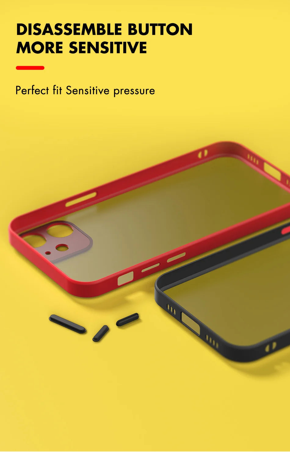 Matte Clear iPhone Case - Shock-Absorbing Slim Fit Cover for iPhone Tidesmit