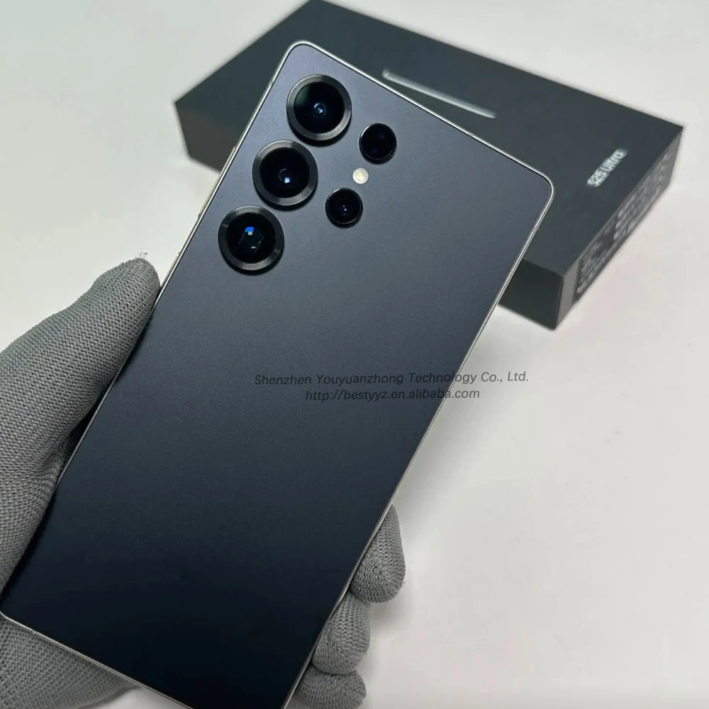 Tidesmit S25 Ultra 5G smartphone with 12GB RAM, 512GB storage, and 6.9 inch screen running Android 15.