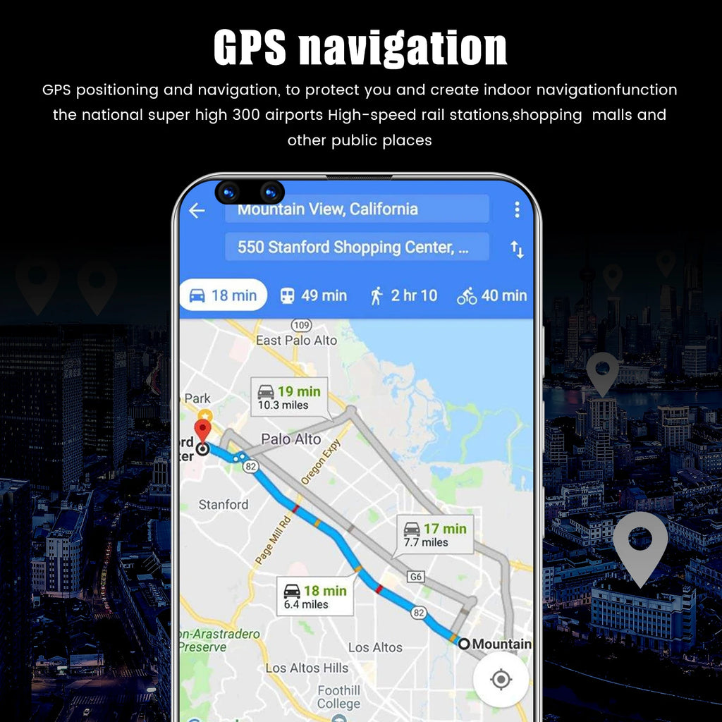 New P60 Pro 7.8 Inch 10 Core Smart Phone 16GB+512GB 4K HD GPS Navigation 5G Android SmartPhone 40+48MP Game Mobile Phone Tidesmit