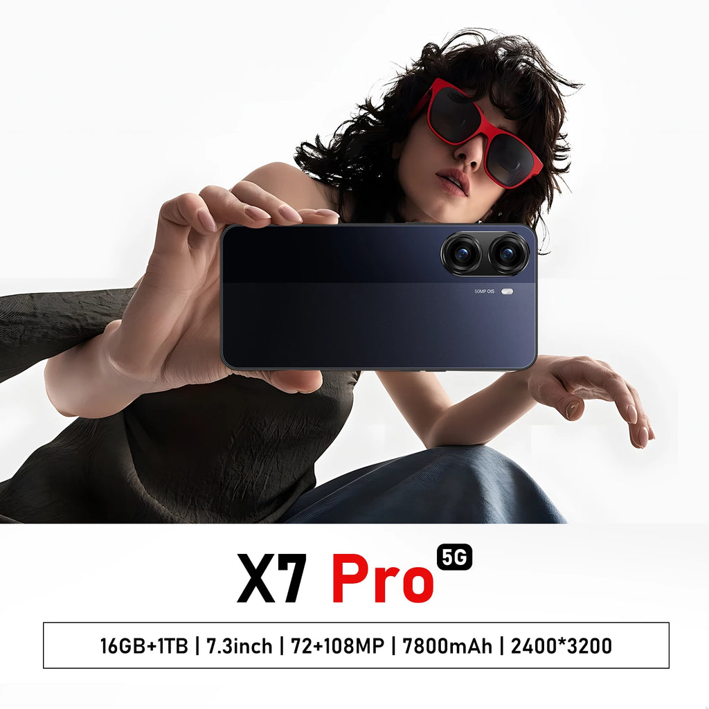 Tidesmit 5G Smartphone, 1TB Storage, 16GB RAM, 108MP Camera Tidesmit