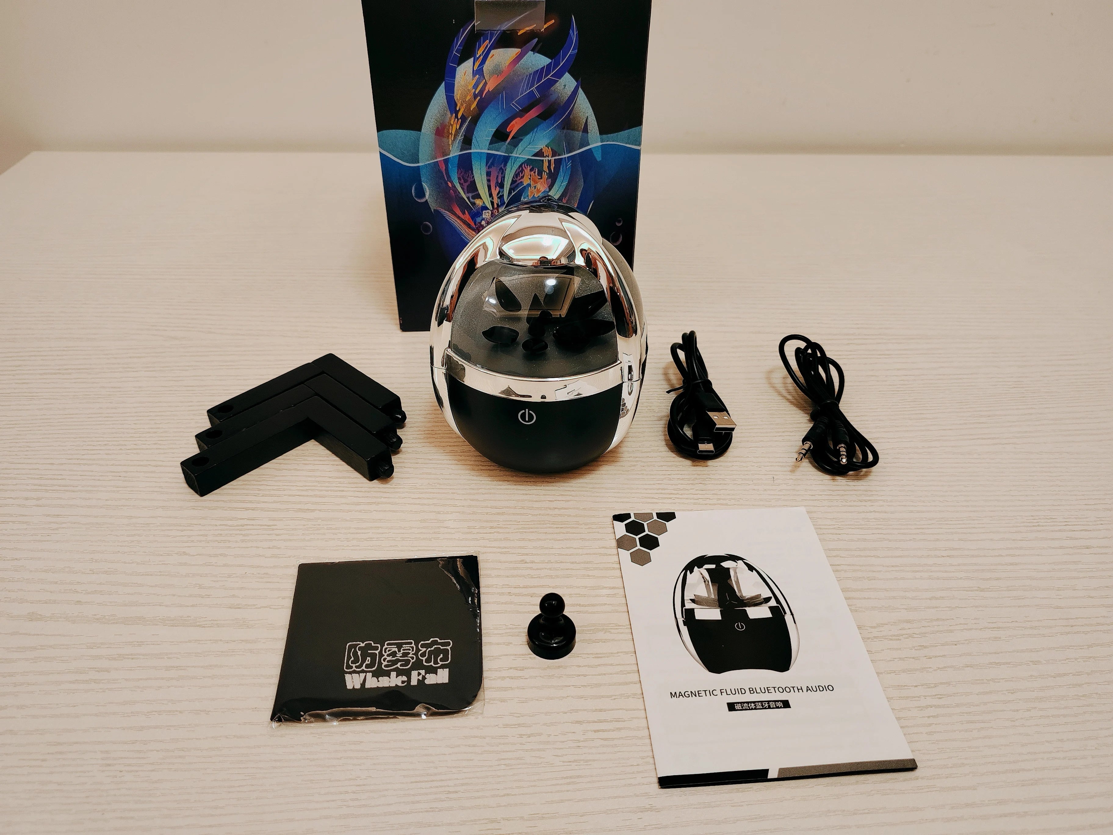 High Quality Bluetooth Speaker Manufacture 2200mah Portable Wireless Speaker Mini Ferrofluid Bluetooth Speaker My Store