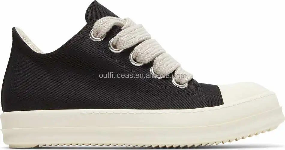 Top Quality Retro Smooth Calf Leather Sneakers for Women Calfskin Luxury Design Chunky Jumbo Lace Low Top Sneakers for Men