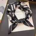 Fashion Foulard Luxury Brand Custom Digital Printing Square Silky Scarves Women 70X70Cm Bandana Scarf Foulard En Soie