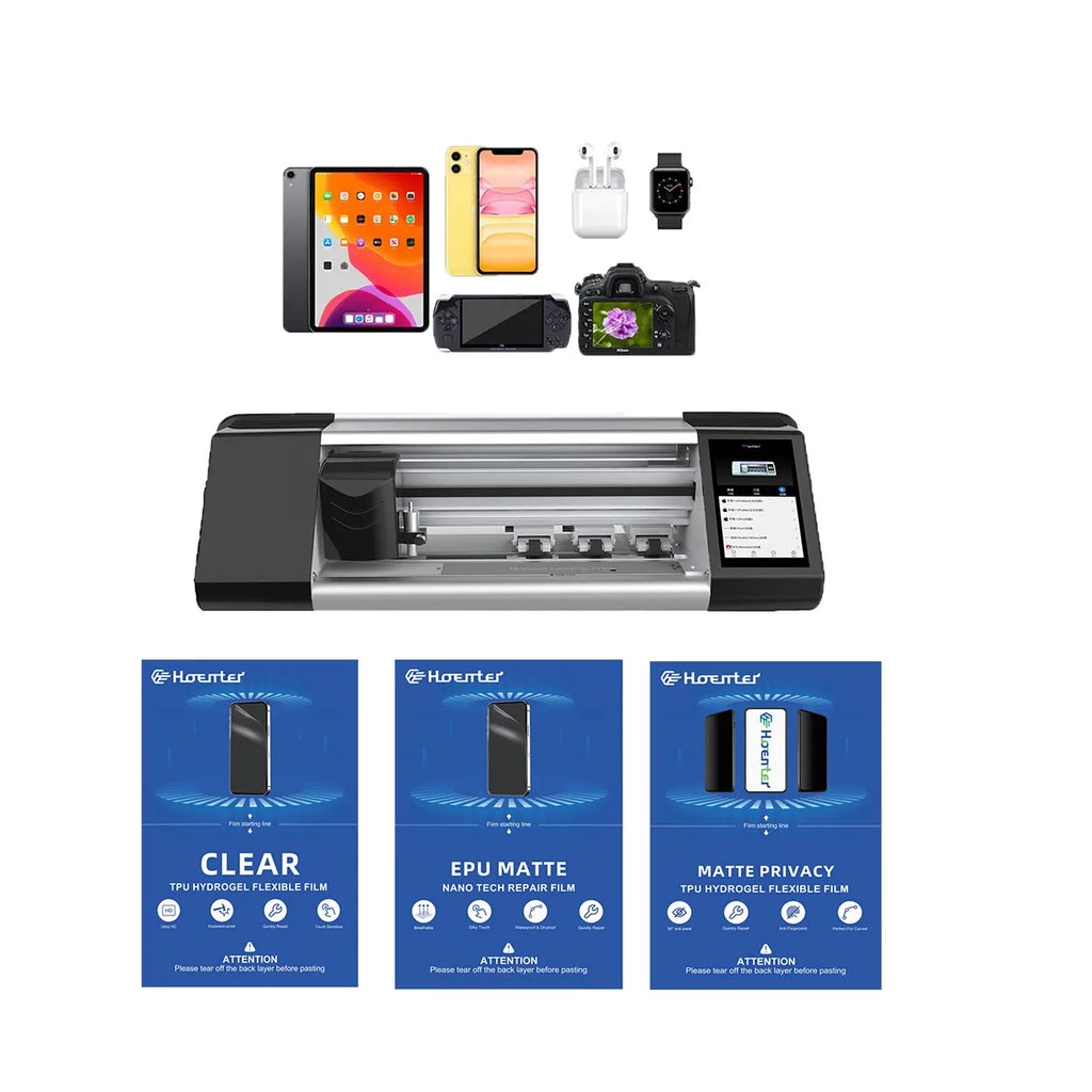 Hoenter Auto Frost Hydrogel TPU Screen Protectors Self-Repairs Mobile Phone Protective Film Hydrogel TPU Self-Repair Cutting Tidesmit