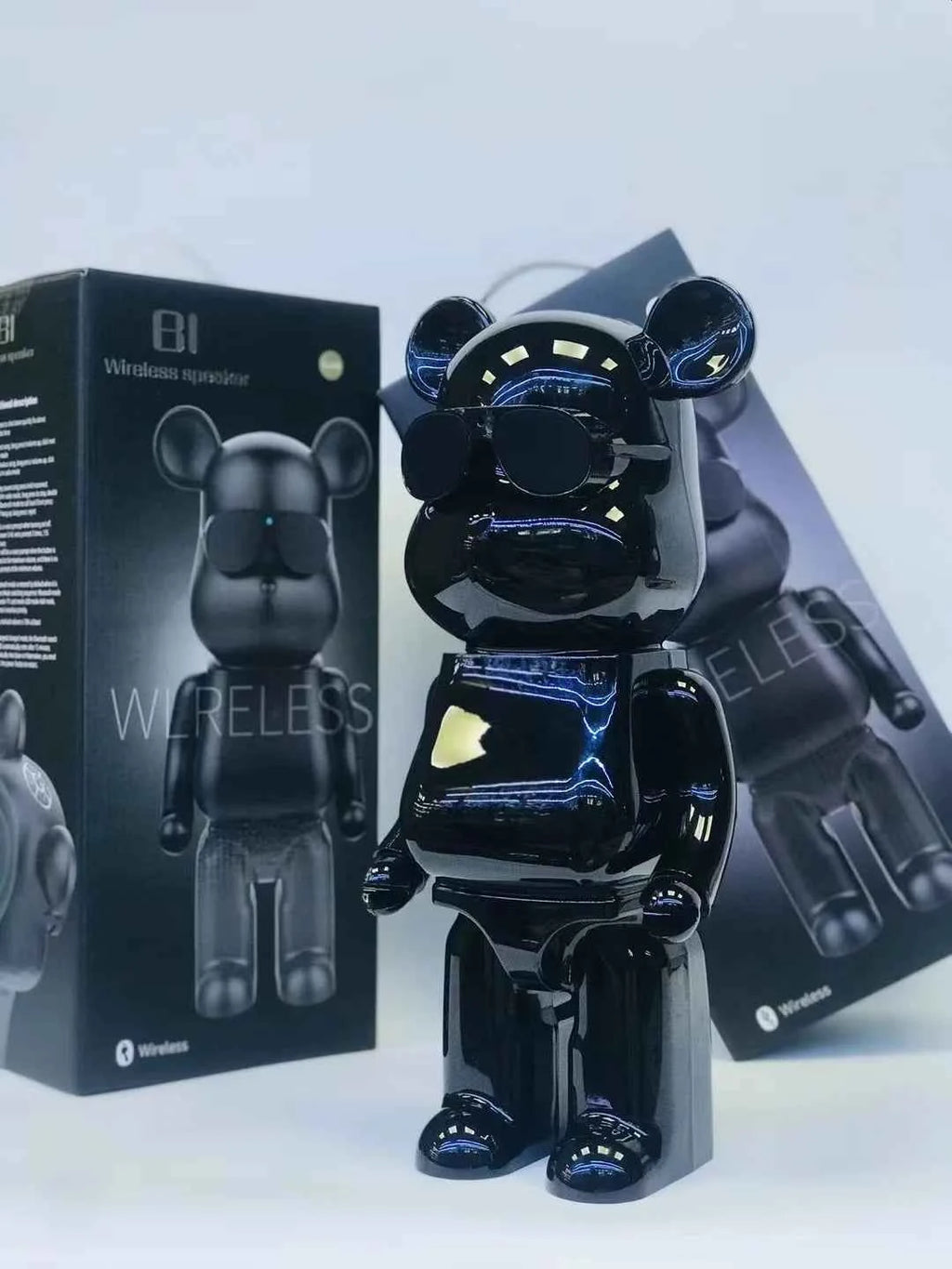 Violent Bear TWS Wireless Portable Column Speakers for Bluetooth FM Stereo Subwoofer Loudspeaker Audio Music Center for Mobile P Black My Store