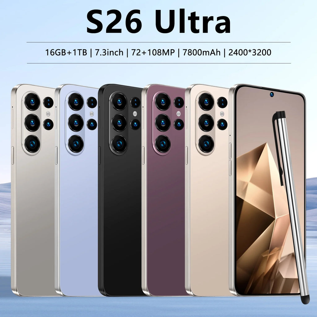 Unlocked 5G Smartphone: 7.3 Inch AMOLED Display, 16GB RAM, 1TB Storage Tidesmit