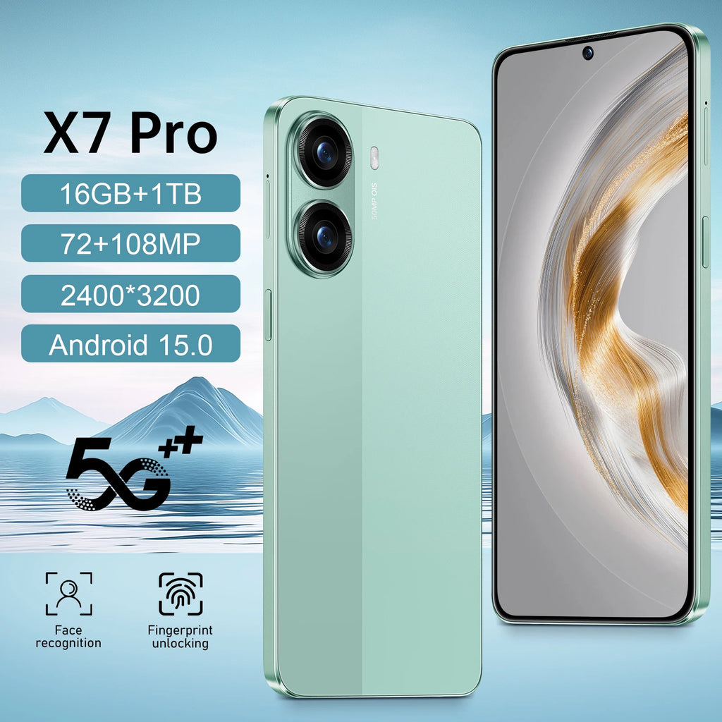 5G Smartphone 1TB 16GB RAM AMOLED Display - Dual SIM Value Phone Tidesmit