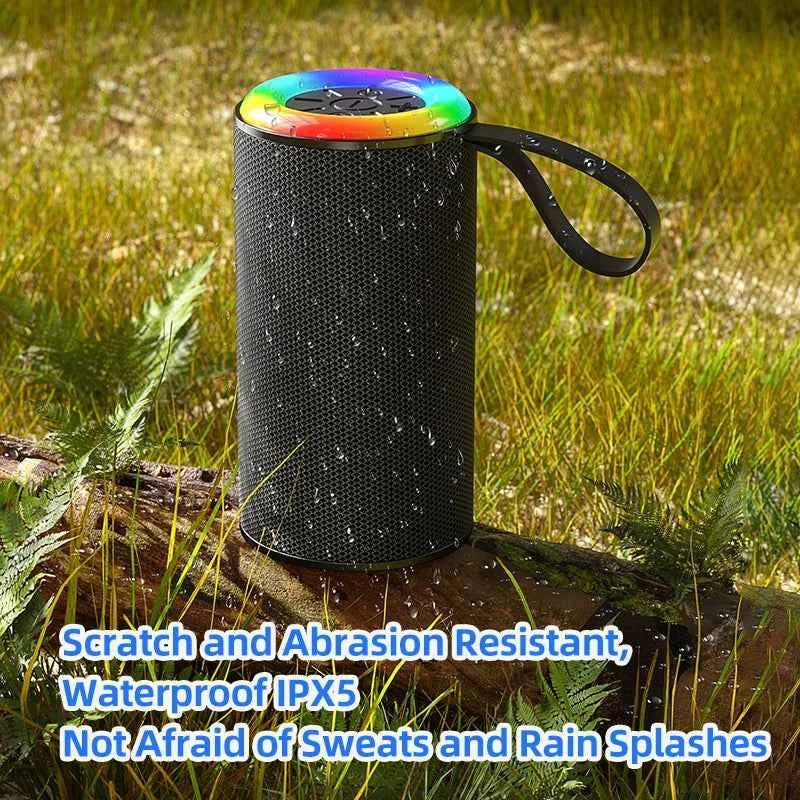 High Quality Portable Wireless RGB LED Subwoofer Speakers Outdoor Use Mini Bluetooth Speaker My Store