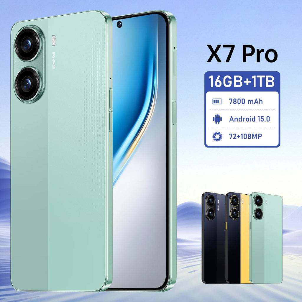 Tidesmit 5G Smartphone, 1TB Storage, 16GB RAM, 7.3 Inch AMOLED Display Tidesmit
