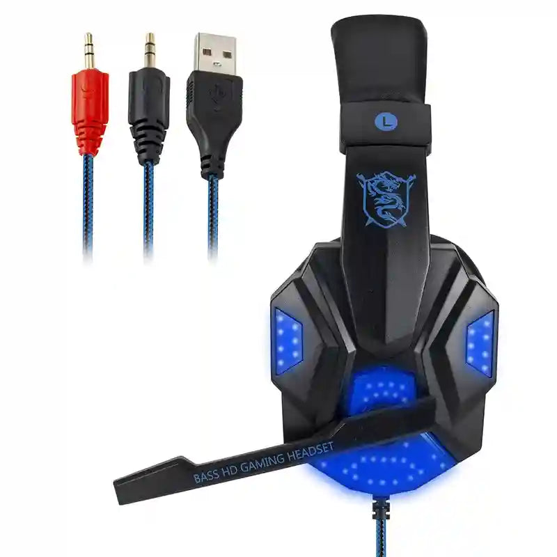 Wired Gaming Headset with Microphone - 7.1 Surround Sound for PC and PS5 Tidesmit