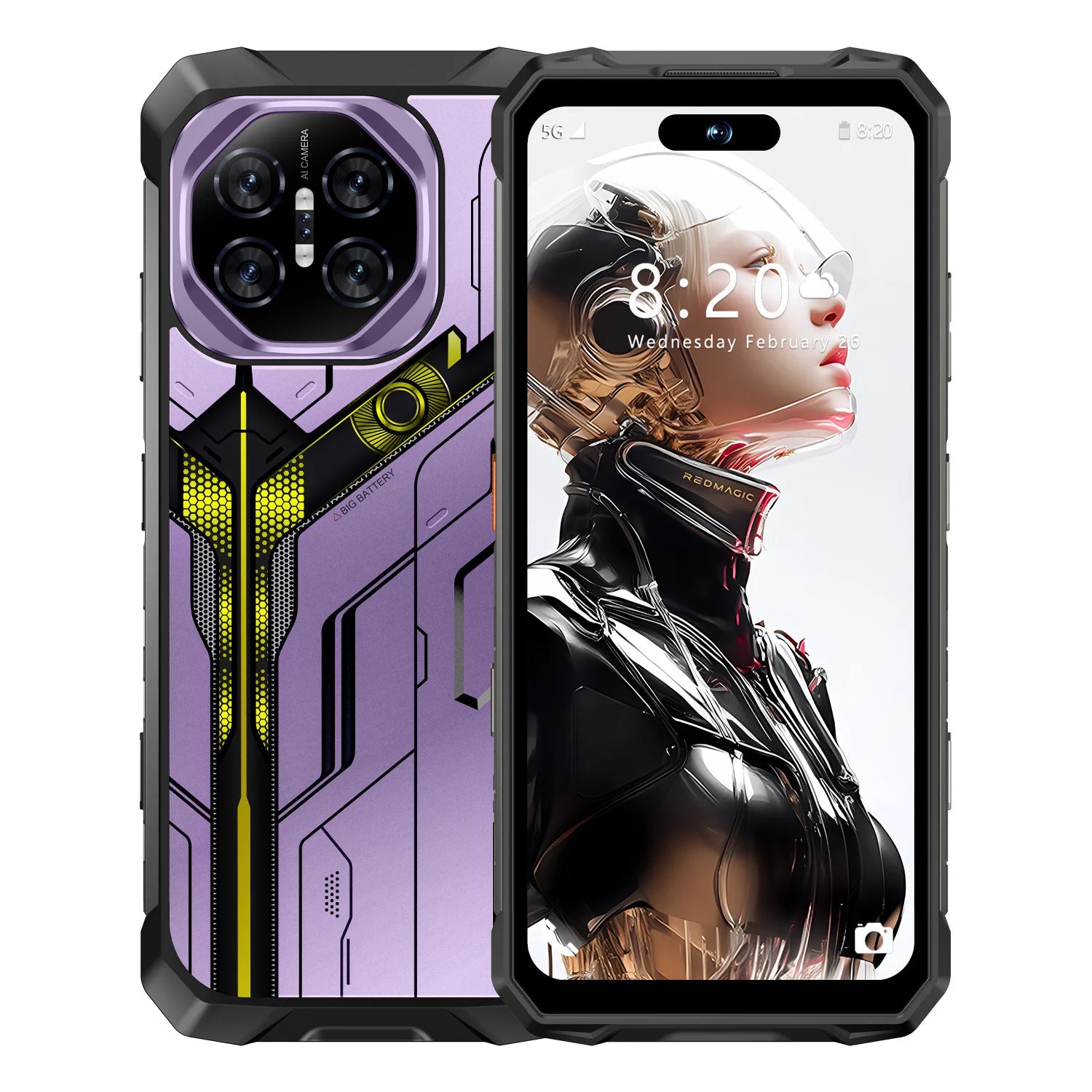 Tidesmit X27 Ultra smartphone with 7.2-inch display 16GB RAM 1TB storage and deca-core processor in black