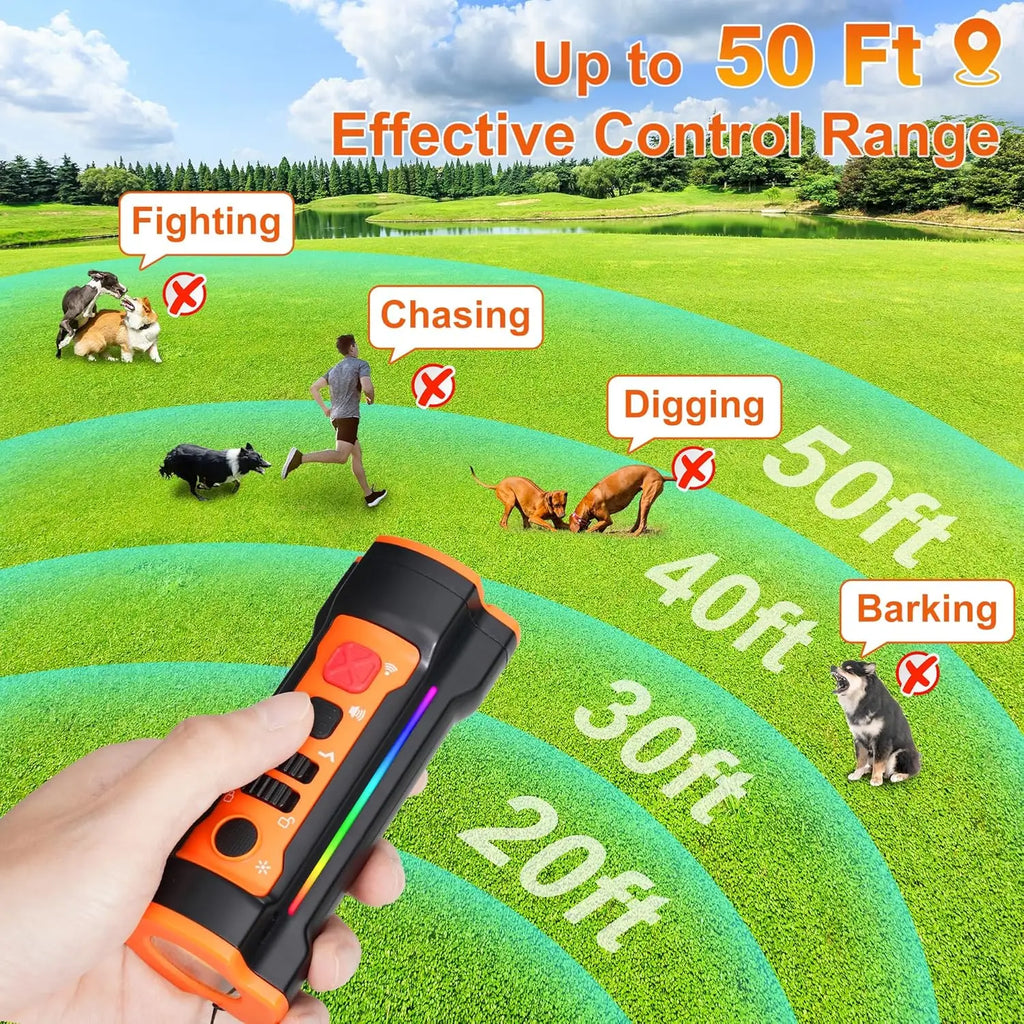 NPS High Power Ultrasonic Dogs and Cats Repellent Anti Bark Deterrent Device Dog Repeller Tidesmit