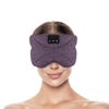 Bluetooth Sleep Headphones Eye Mask with Timer and White Noise Sleeping Mask with Speakers Cooling Fabric for Side Sleepers Purple SK-29FD Tidesmit
