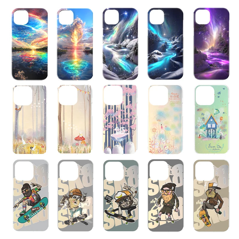 Personalized Custom Phone Case Pattern Customization 3D Sublimation Cell Phone Case for IPhone 15 Pro Max Tidesmit