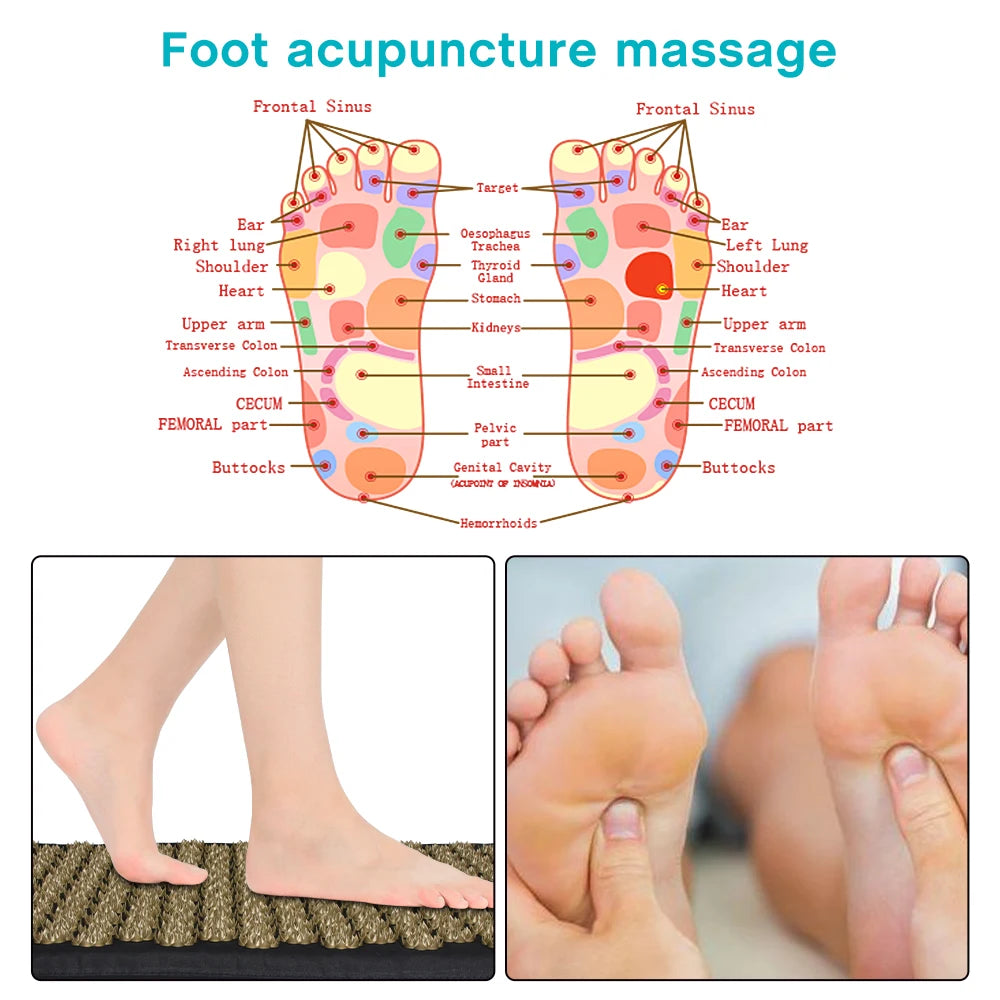 Acupressure Mat Set - 3PCS Lotus Massage Cushion for Muscle Relief Massage Chairs Tidesmit