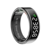 R11 Smart Ring 3.3g 5ATM waterproof Wireless Charging Heart Rate Blood Oxygen Sleep Health Monitor Step Distance Fitness Tracker Black R11 Tidesmit