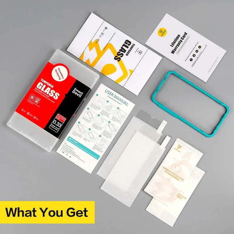 Realme GT Series Tempered Glass Screen Protector - 9H Case-Friendly 2-Pack Tidesmit
