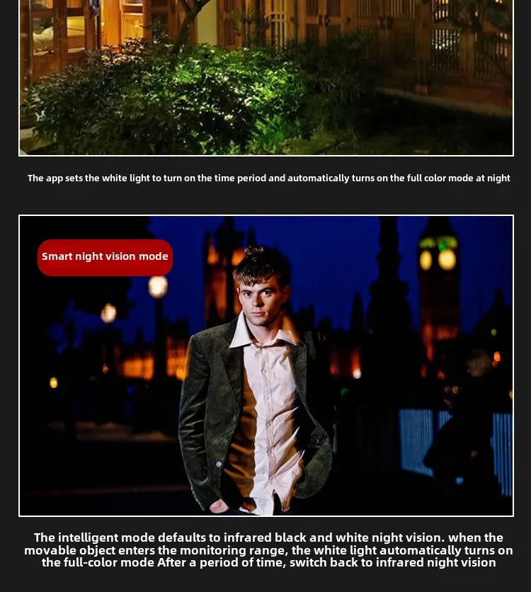 ICSEE P11 8mp 4K wireless wifi camera home security HD network monitor video outdoor dual lens waterproof 6MP 3K ip ptz camera Tidesmit