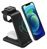 4 in 1 Magnetic Multifuncion Station 3 in 1 Wireless Charger Stand for Phone IWatch 10W 15W Fast Charging Universal C200 Black Tidesmit