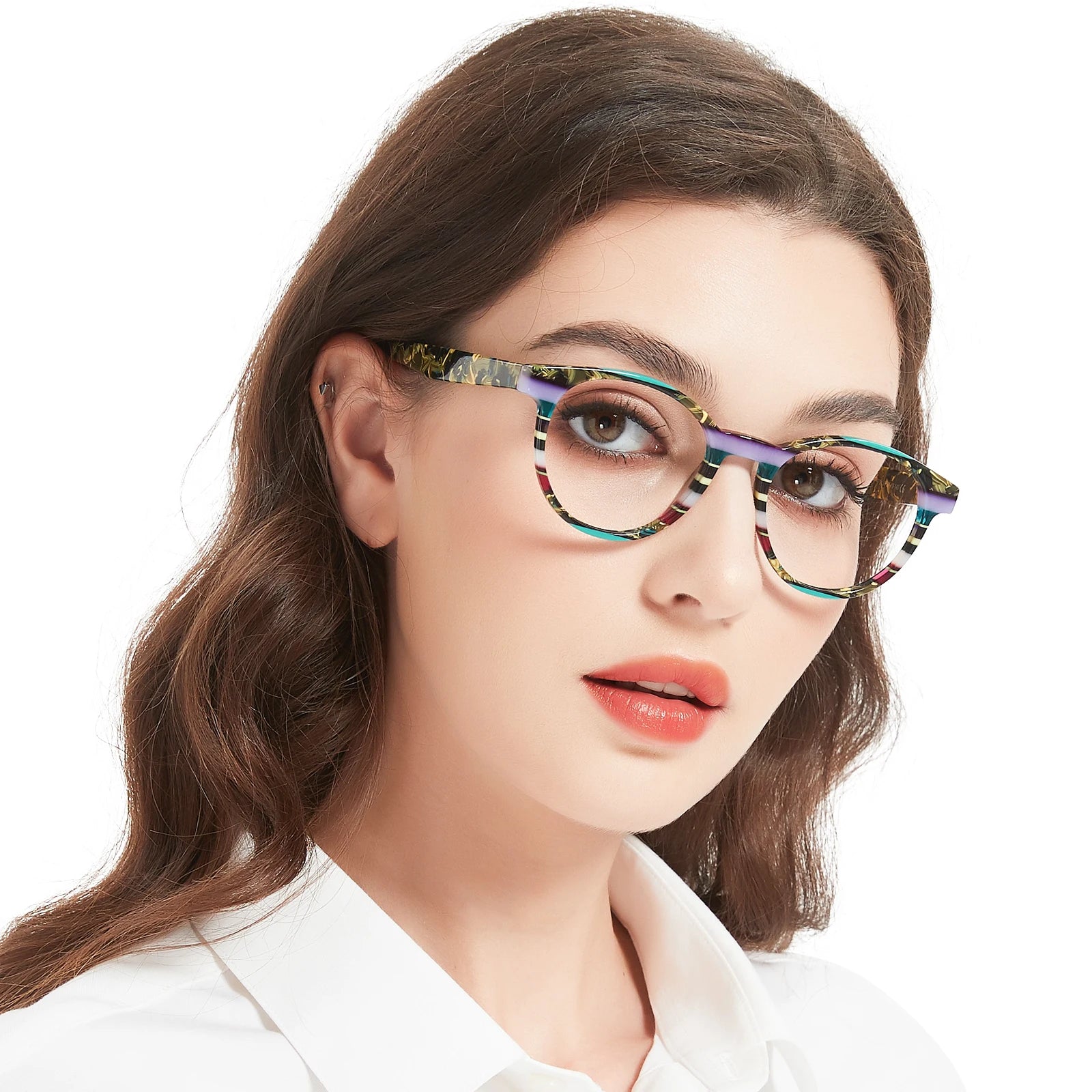 Luxury Trendy High Quality Eyeglasses Frames Eyewear Acetate Frame Eye Glasses for Women