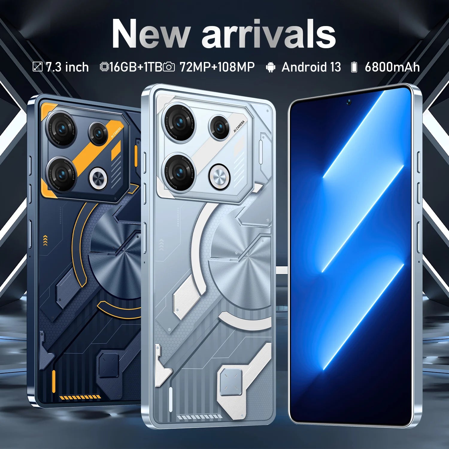 GT10 Pro Android Smart 5G Phone with 16GB RAM & 1TB Storage HighDef Screen Tidesmit