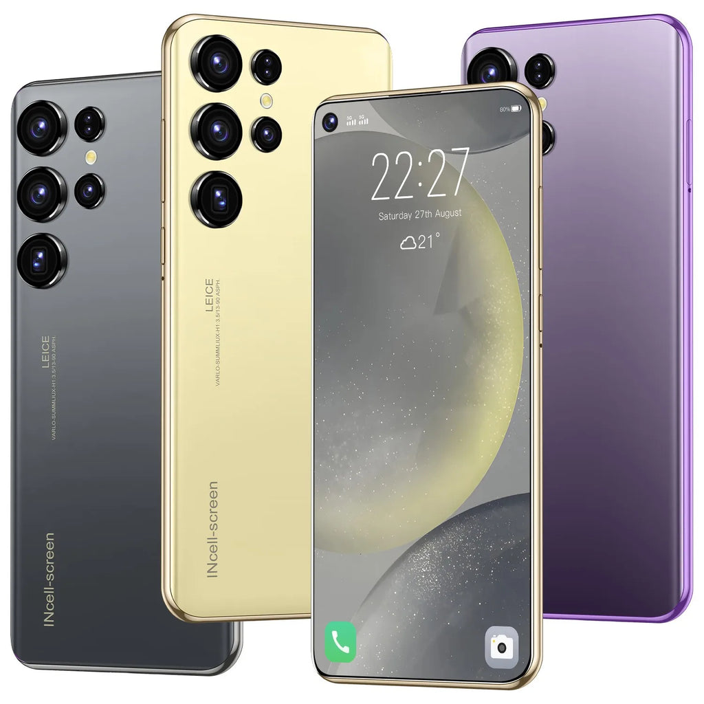 HIGH EQUIPMENT a FLASH SALE 5g Smart Phone with Best Camera Nfc 24 Ultra Android Smart Phone Pliable Android Smart Phones Tidesmit