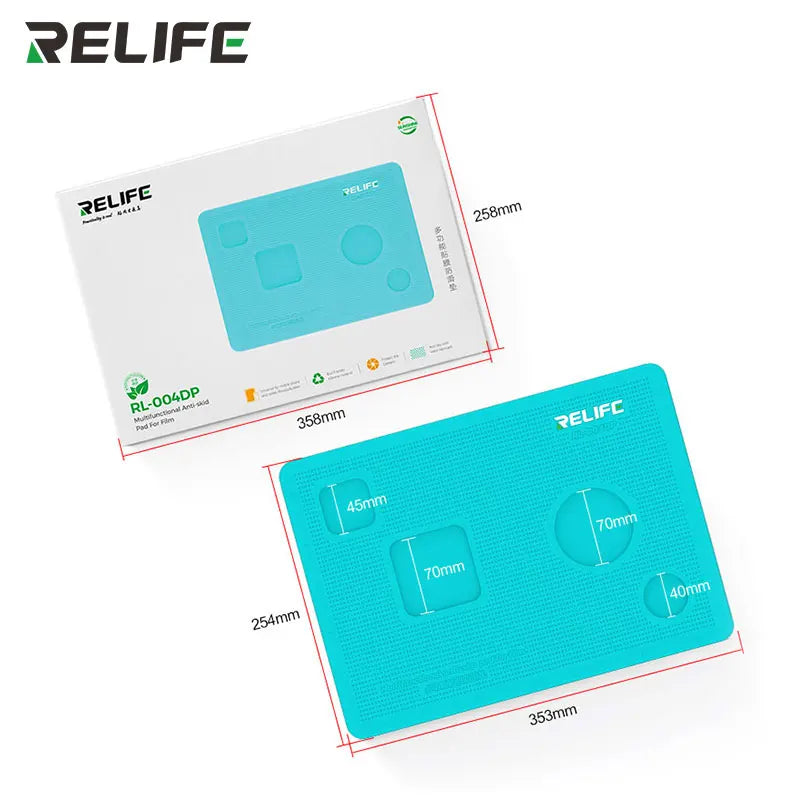 RELIFE RL-004DP Anti-Slip Silicone Screen Protector Card Slot Multifunctional Mobile Phone Camera Protection Film Mat DIY Grade Tidesmit