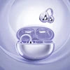 New OWS M91 Ear Clip Air Conduction Open Wireless Earbuds Hi-Res Sound Quality Earphones with AI HD Call and Noise Cancellation Purple M91 Tidesmit
