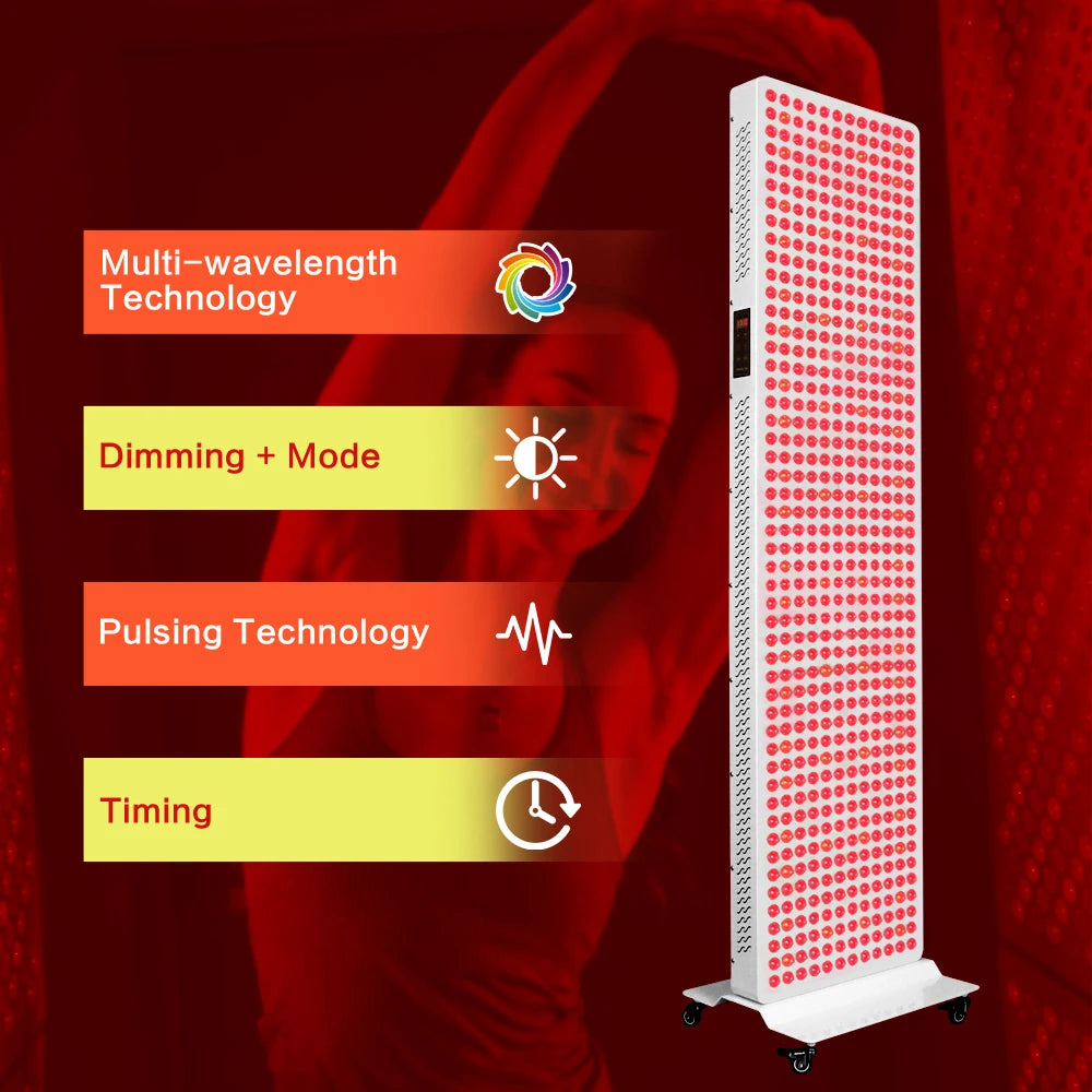 Shenzhen Red Light Therapy Panel with 630/660/670nm + 810/830/850/1060nm Led Infrared Red Light Therapy PDT Machine
