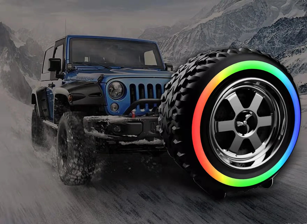 2023 New Tire Sound Outdoor Intelligent Portable Bluetooth Sound Portable Multifunctional Subwoofer Card Mini Speaker My Store