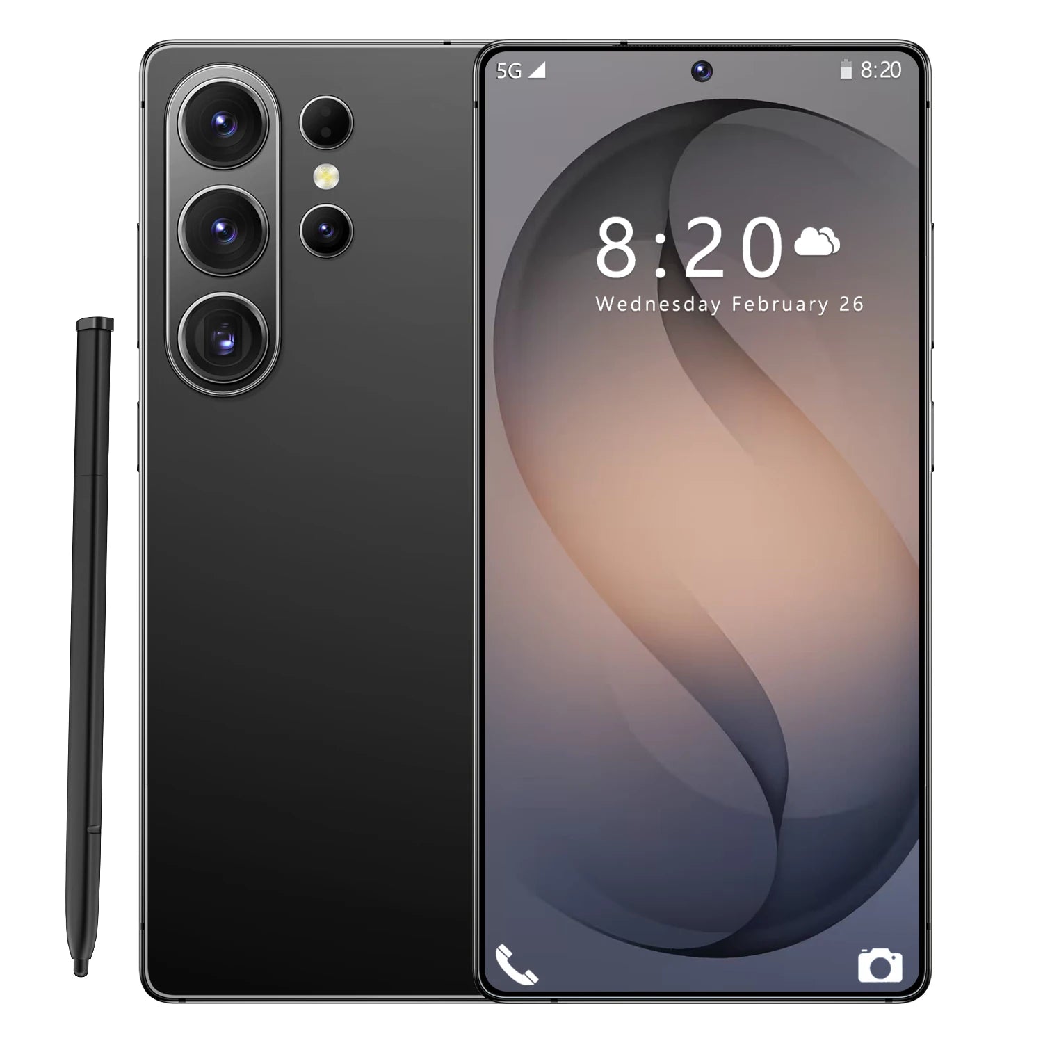 Original S26 Ultra 5G smartphone with 16GB RAM and 1TB storage, featuring HD beauty camera and dual SIM unlock.