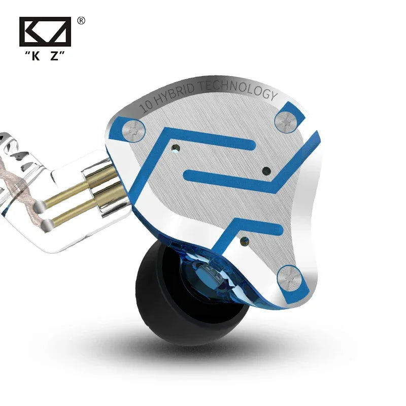 KZ ZS10 Pro 5-Driver Hybrid Hi-Fi In-Ear Monitors by Tidesmit Tidesmit