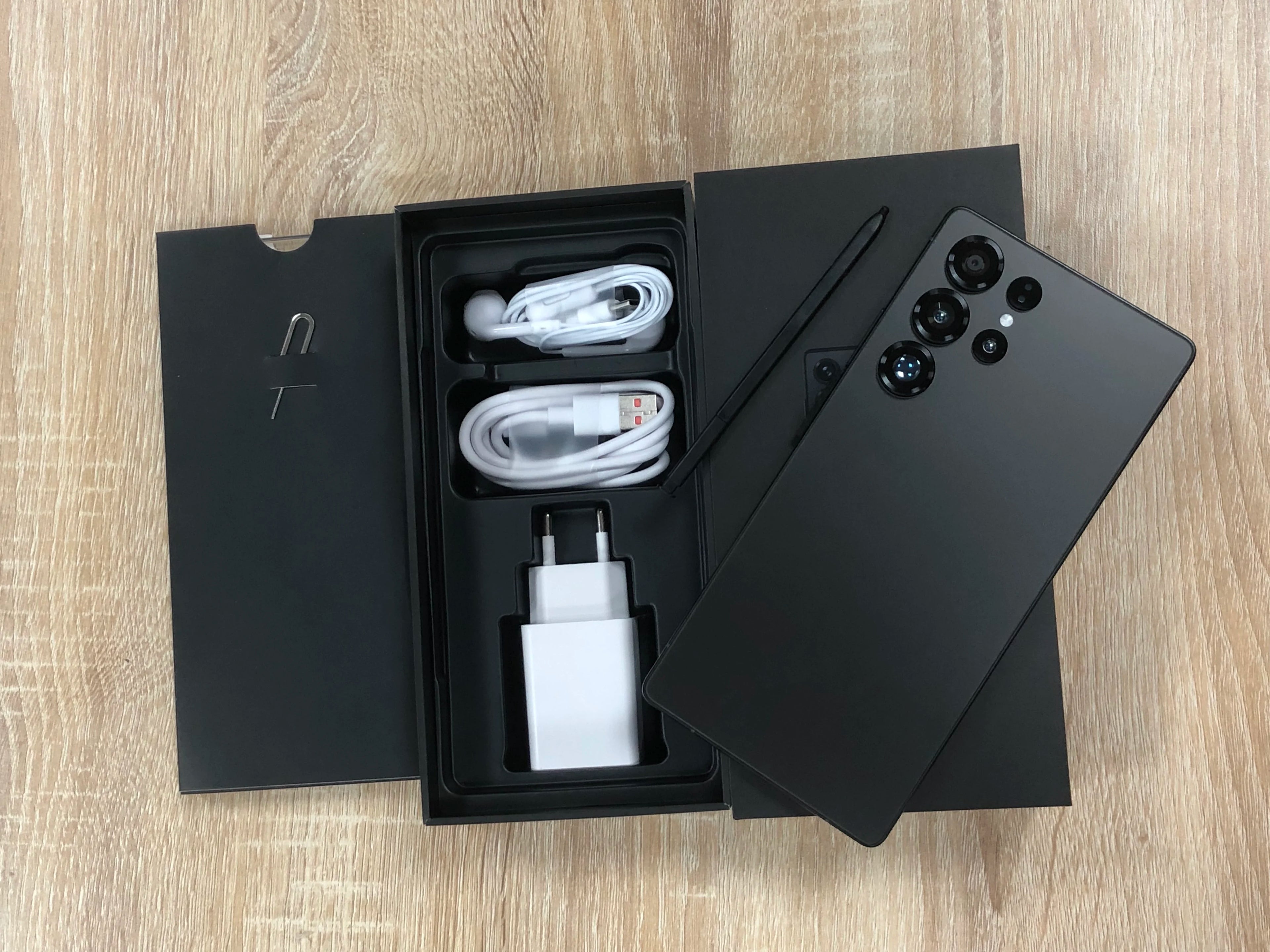 Real High Quality New S25 Ultra Smartphone 7.3 Inch Full Screen 22+1TB Android 15 S25 Ultra 5G Gaming Android Mobile Phones Black 22GB Tidesmit