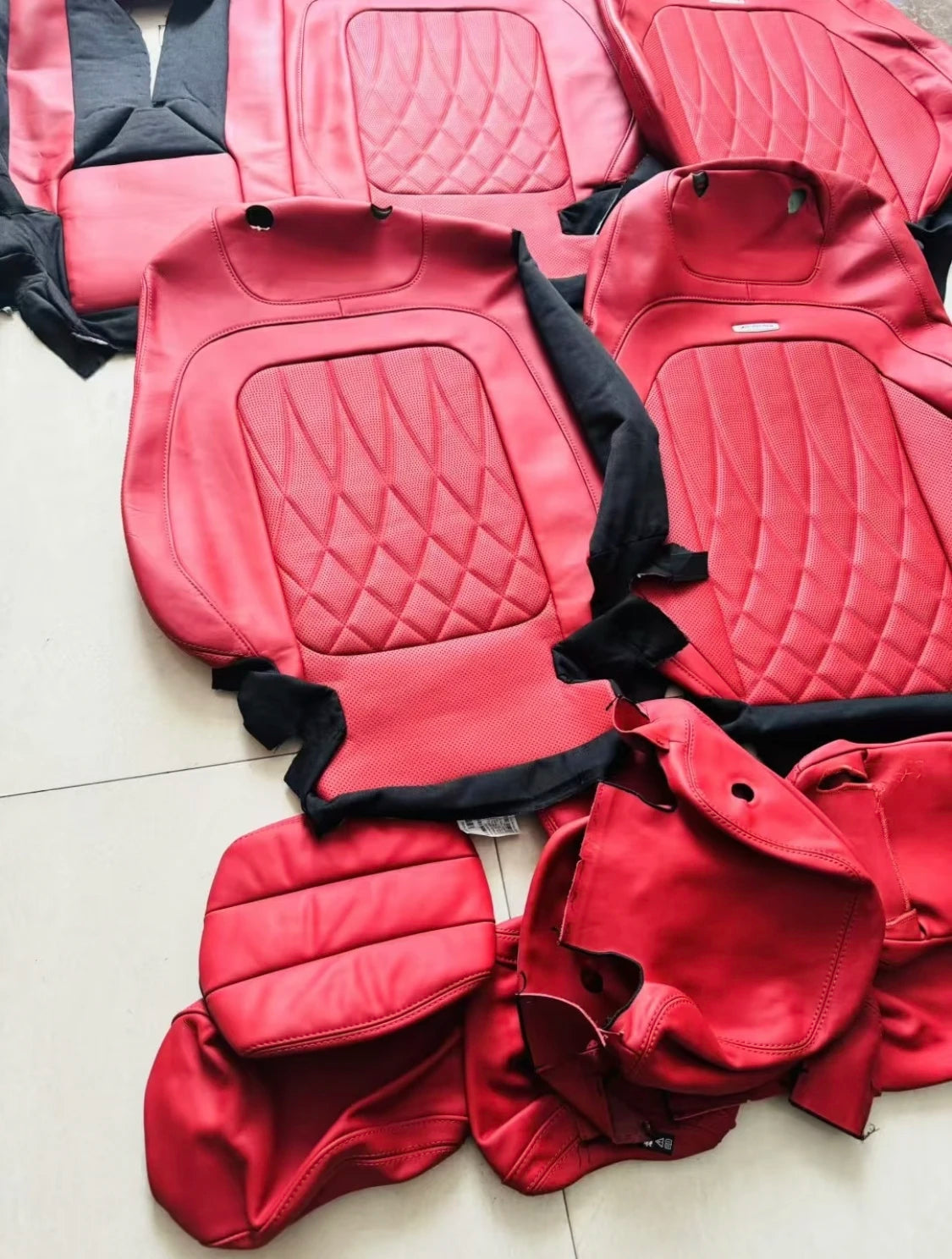 Premium Leather Seat Covers Fit for Mercedes GLA GLB GLC GLE GLS Custom Fit Car Interior Accessories