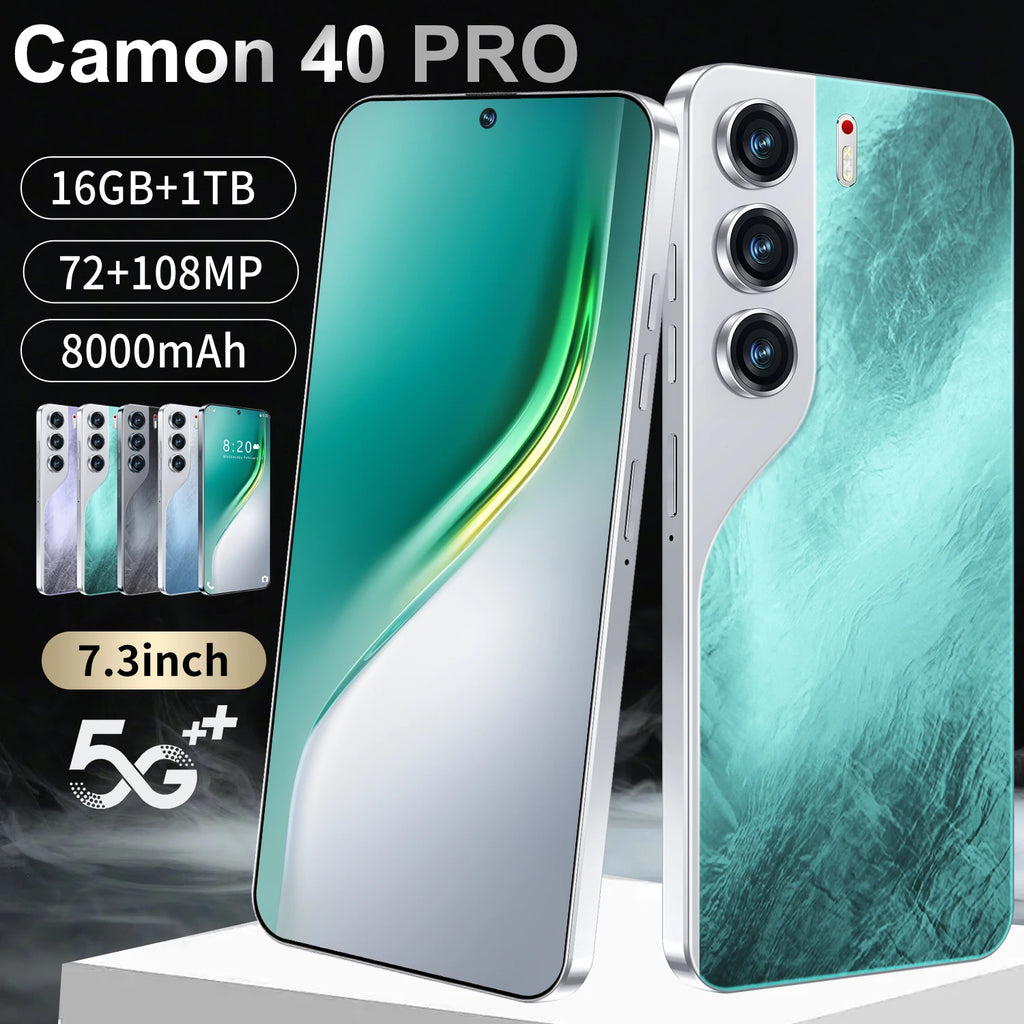 Camon 40 Pro 5G smartphone with 108MP camera, 1TB storage, and 120Hz display, gallery view 6