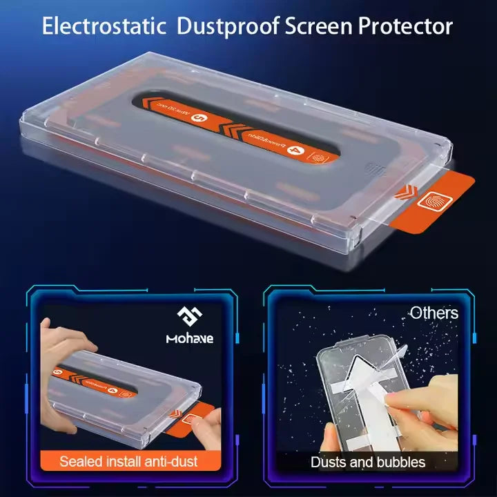 For Apple 16promax/15/14/13 Screen Protectors Full Screen Anti-Peeping Anti-Fingerprint Anti-Shatter Edge Mobile Protective Film (Pack x 2 Units) Tidesmit