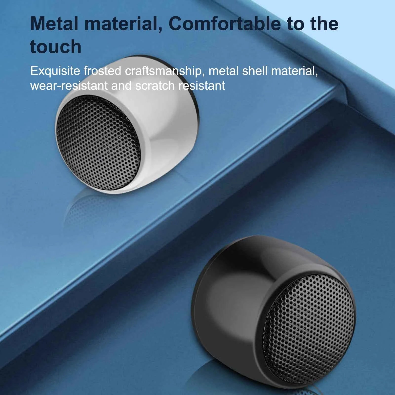 High Quality Portable Bluetooth Speakers 5W Wireless Bass Mini Size Cute Lanyard Home Theatre Mobile Phone Outdoor 1 Year My Store