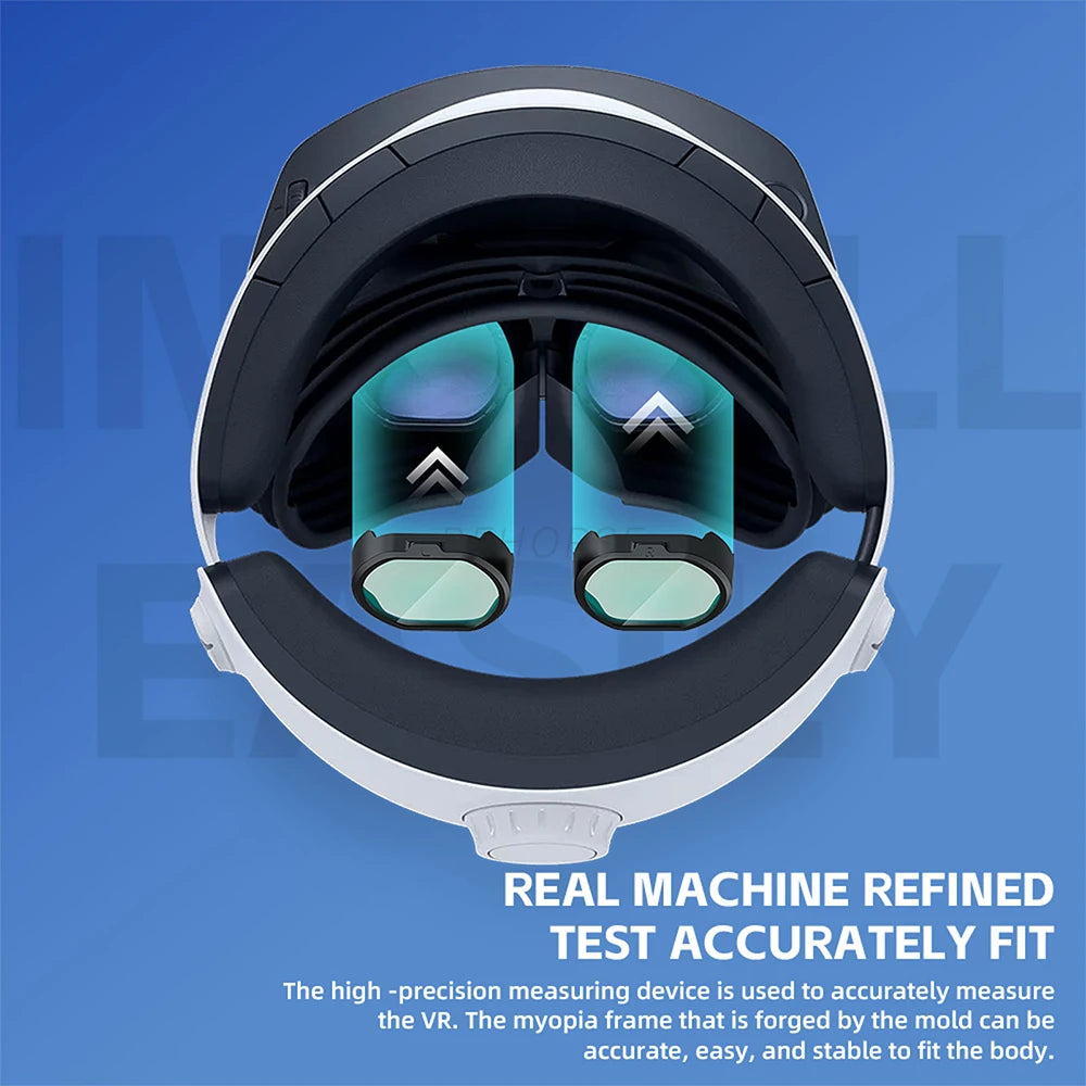 Quick Disassemble Myopia Lens Lightweight Glasses Playstation VR2 Protection Lenses Essential Frame Accessories for VR Tidesmit