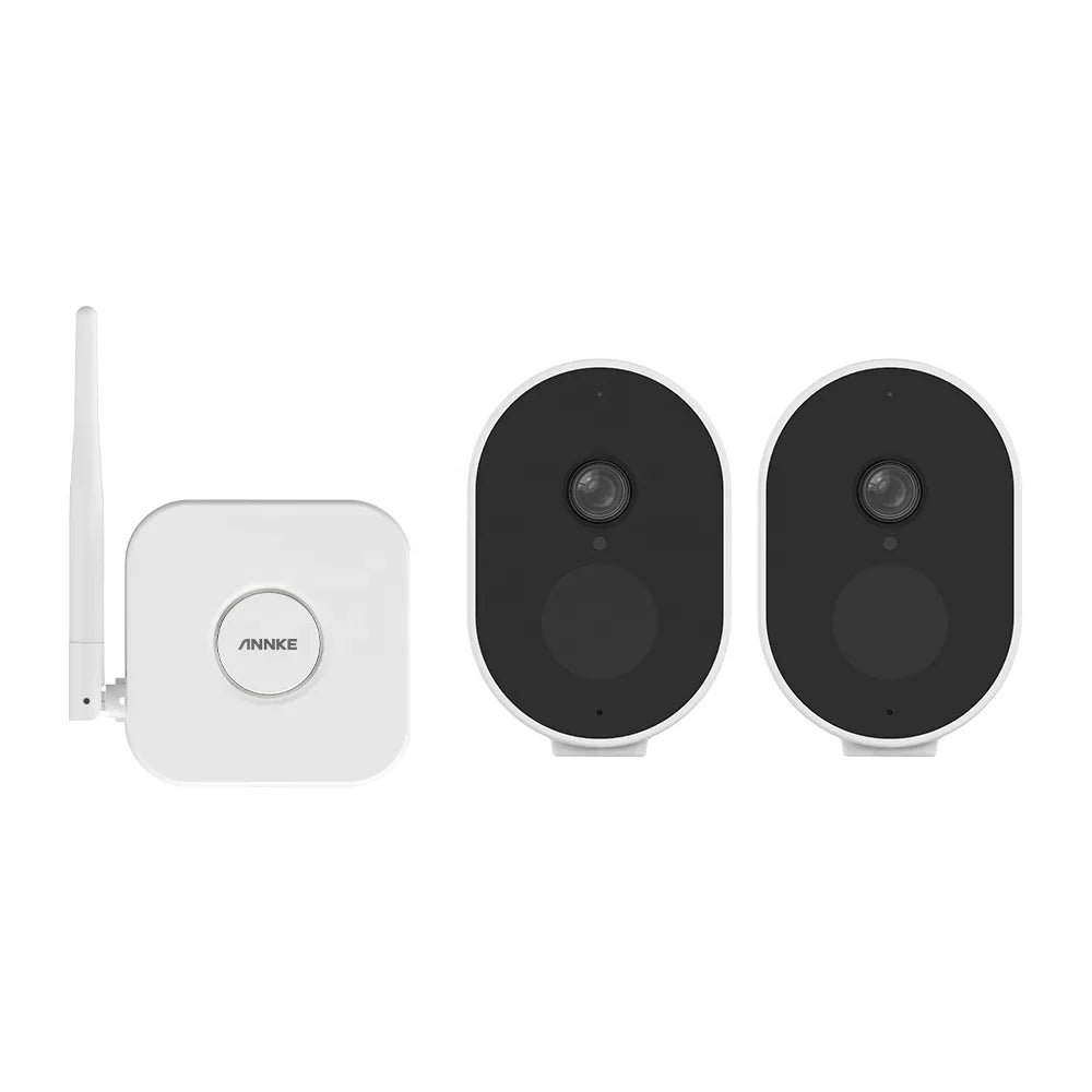 Smart Life 1080P Wireless WiFi Base Station Battery Camera Kit TUYA Home CCTV System With Two-way Audio Tidesmit