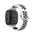 Colorful soft silicone sport band for Fitbit Versa 3 and Sense smartwatches in a durable, comfortable wrist strap.
