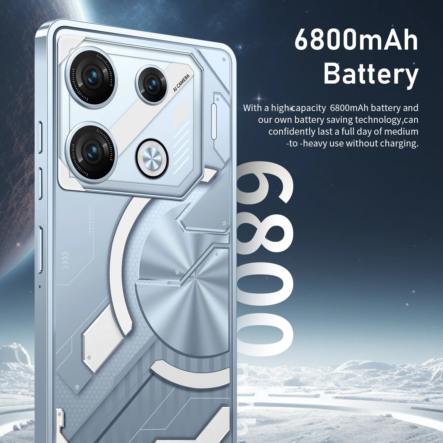 GT10 Pro Android Smart 5G Phone with 16GB RAM & 1TB Storage HighDef Screen Tidesmit