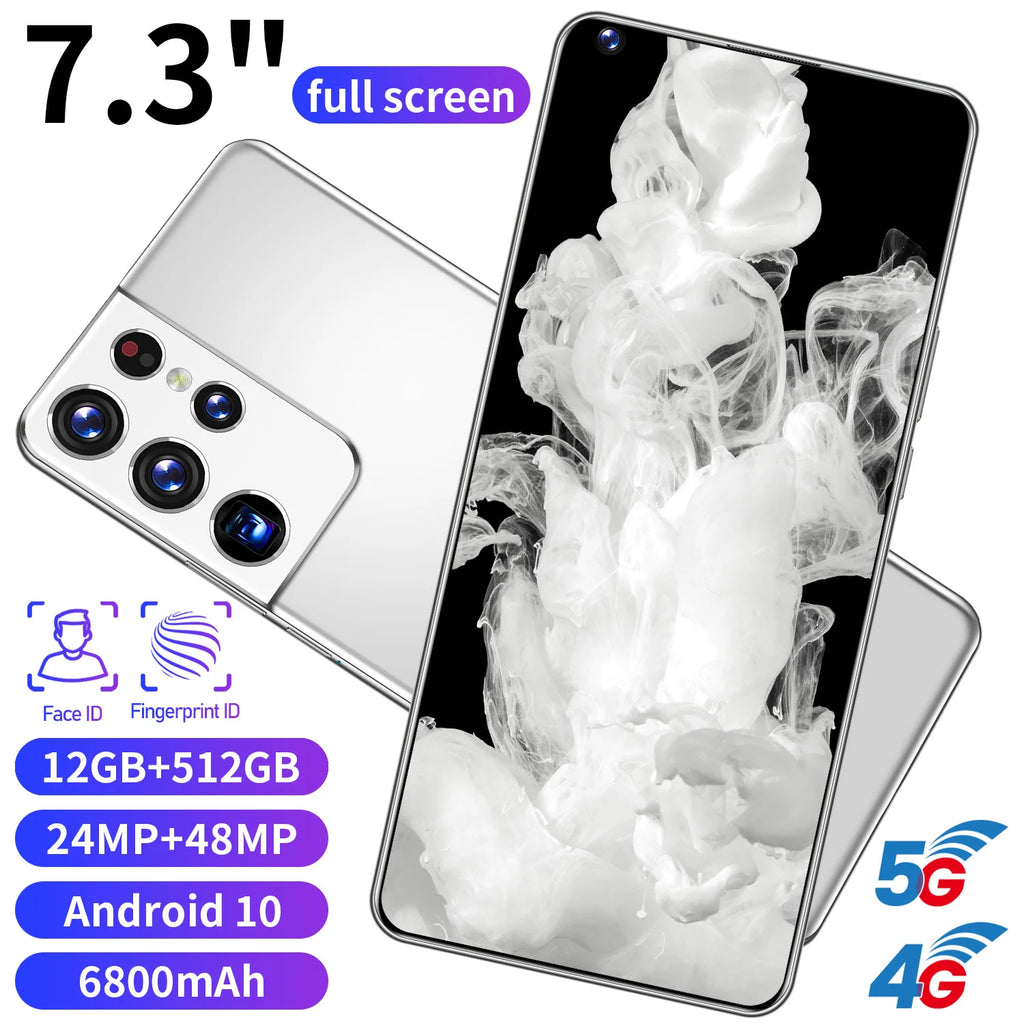 Hot Selling S25 ULTRA 12GB+512GB 6.7 Inch Phone Original Full Display Android 14.0 Mobile Cell Smart Phone Tidesmit