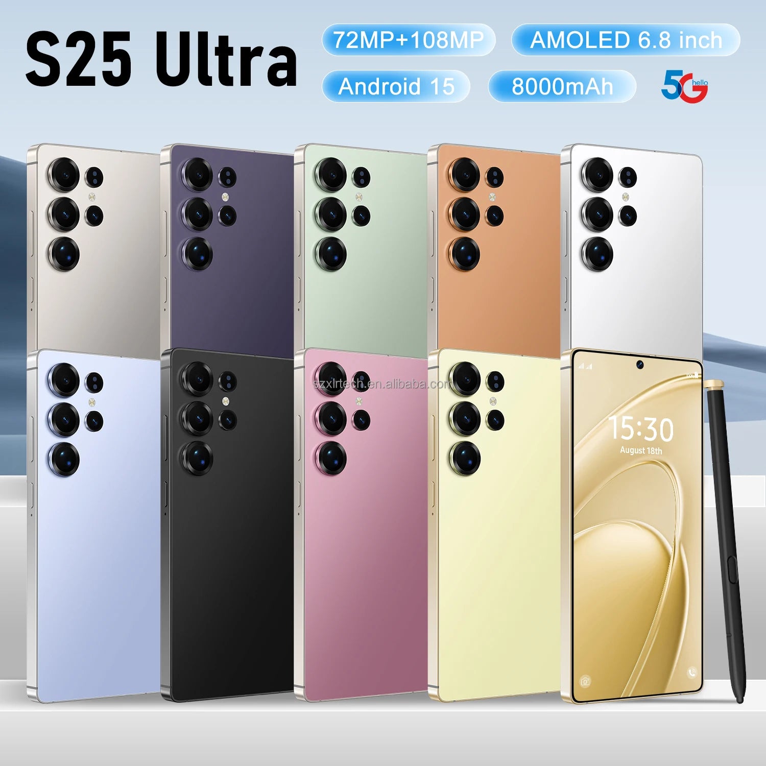 S25 Ultra 5G Smartphone 16GB RAM 1TB Storage - Dual SIM Android Tidesmit