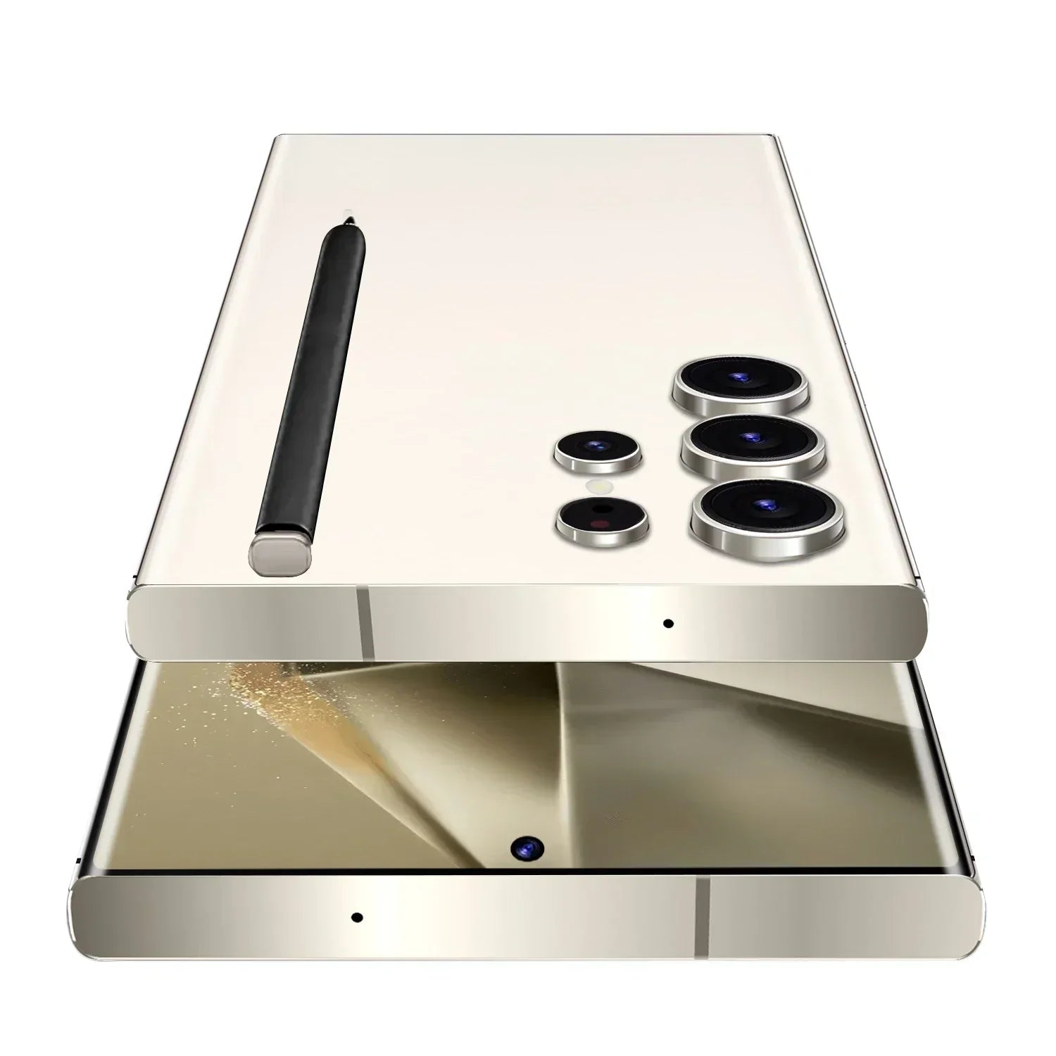 Note 30 Ultra Smartphone 7.3 Inch AMOLED Screen Telephone Smartphone 5G Cellphone Large Screen HD Camera Gold 16g Tidesmit