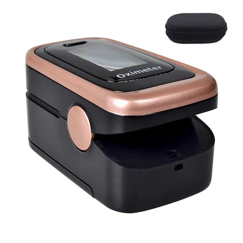 Digital Finger Pulse Fingertip Oled Portable Oximeter SPO2 PR PI 8 hours sleep monitor Blood Oxygen Oximetro De Dedo with case