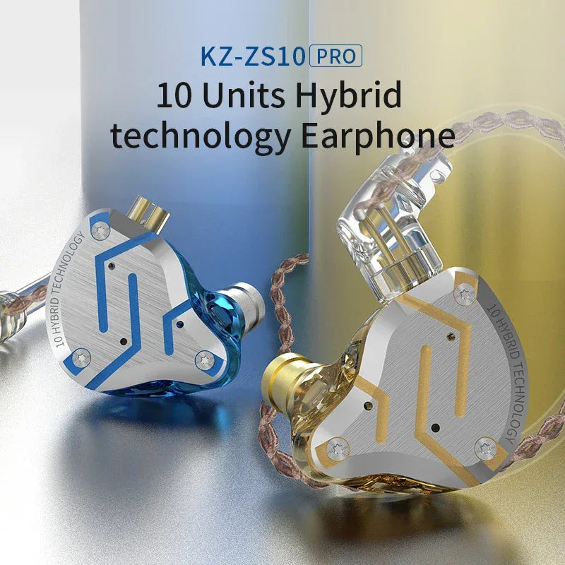 KZ ZS10 Pro 5-Driver HiFi Wired In-Ear Monitors by Tidesmit Tidesmit