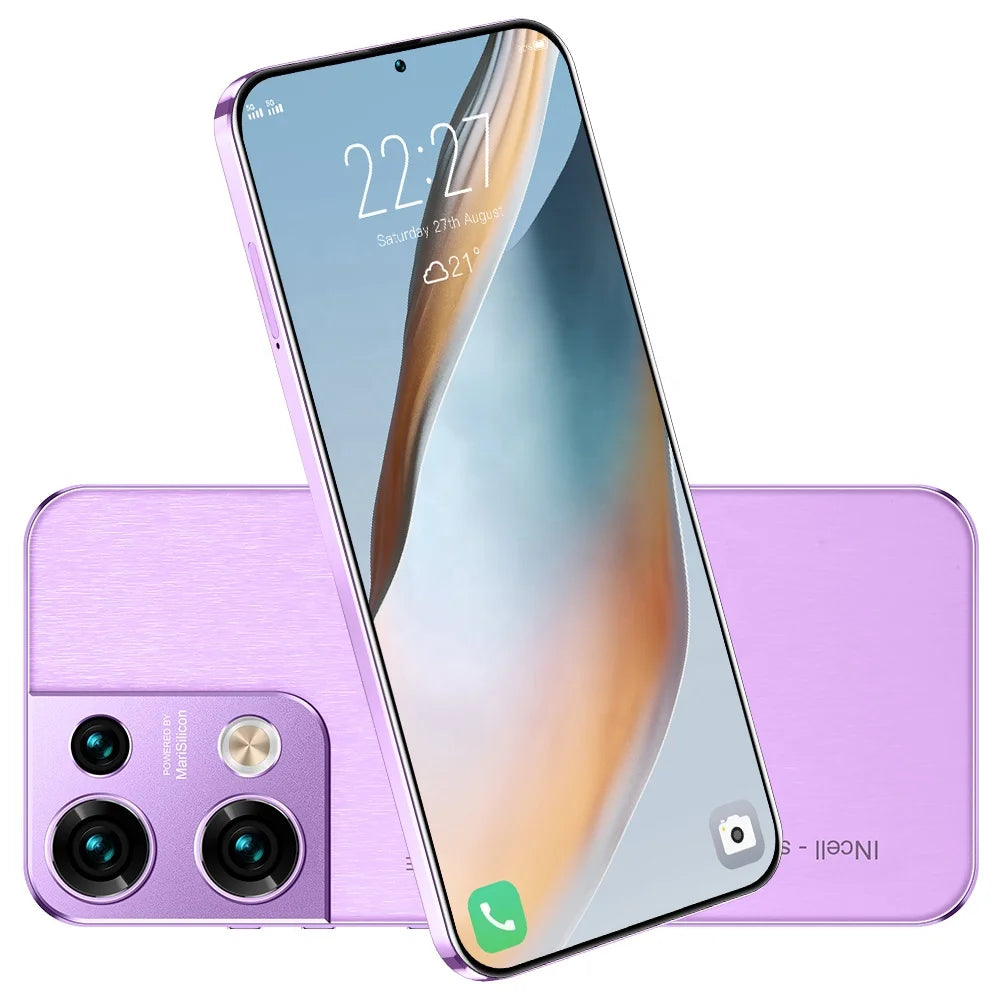 Tidesmit Reno10 Pro+ 16GB 1TB 7.3-inch smartphone with 108MP camera and long-lasting 6800mAh battery in sleek finish.