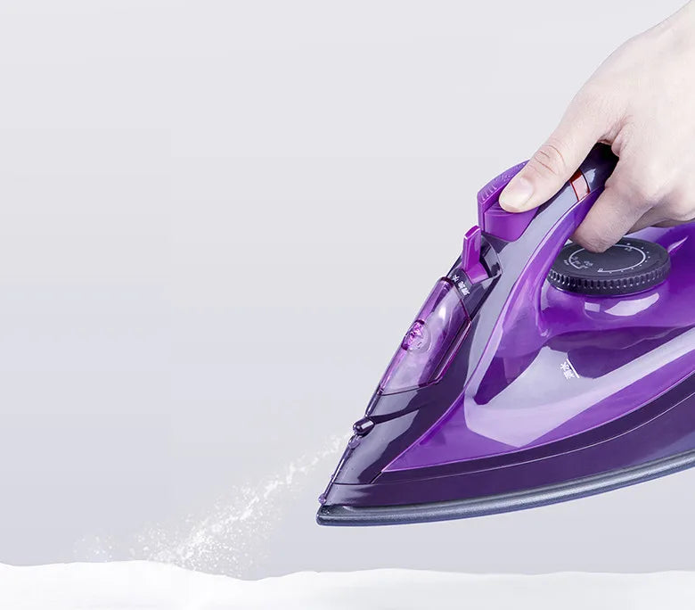 Tidesmit Lofans YD-012V cordless steam iron showing side profile and 280ml water tank for fast garment steaming