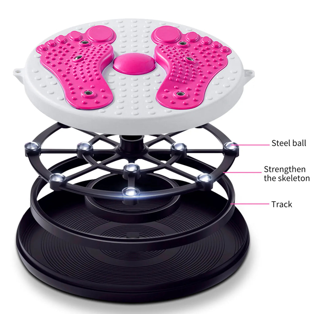 Waist Twisting Disc for Core Fitness - Non-Slip Massage Plate Body Shaping Massage Equipment Tidesmit