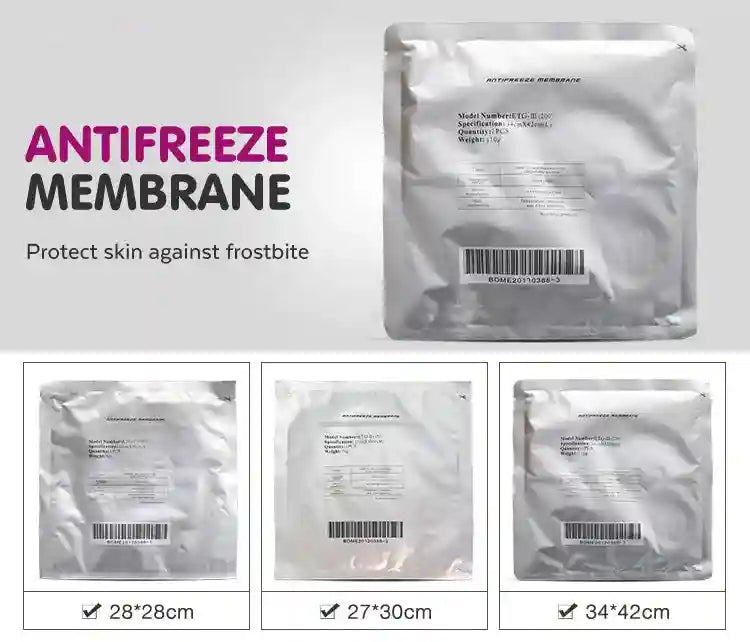 Cryotherapy Fat Freezing Membrane Pads for Professional Cool Sculpting Eye Massage Instrument Tidesmit